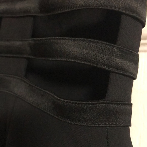 Petite  Black  Cocktail Backless Andrea Polizzi for Rex Lester Evening Dress - Picture 4 of 9